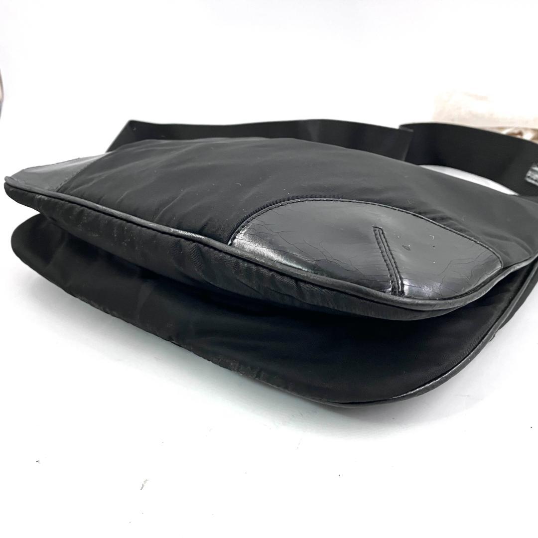 プラダ 3121 ナイロン ショルダーバッグ カーフ　サコッシュ ⭕️Gカード有