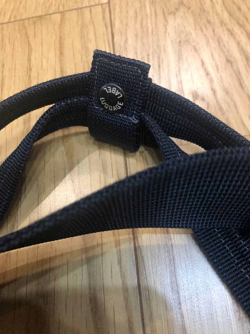 LUGGAGE LABEL RESCUE 大型ボストンバッグ ベルト付き完品