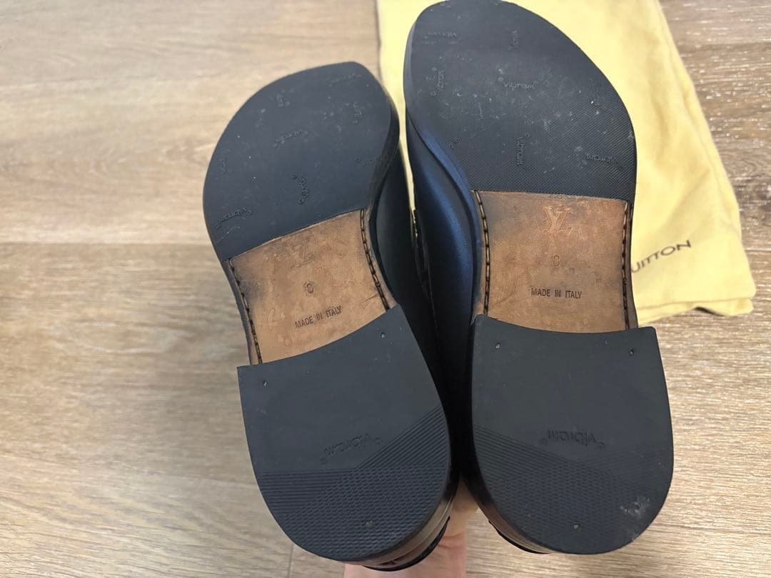 LOUIS VUITTON サイズ8 ローファー 収納袋付き