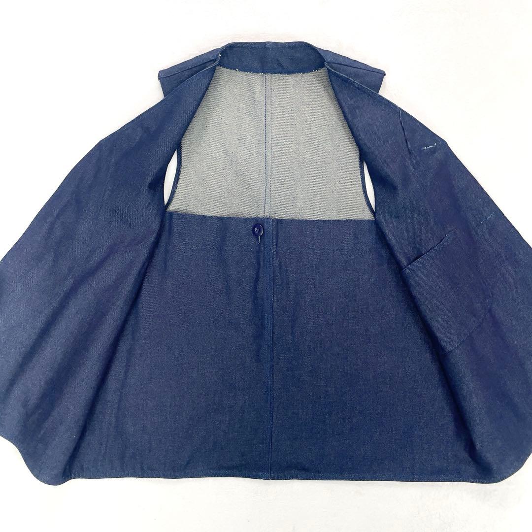 【未使用•サンプル品】 ノンウォッシュ デニム 美品 トラベラーベスト L~XL