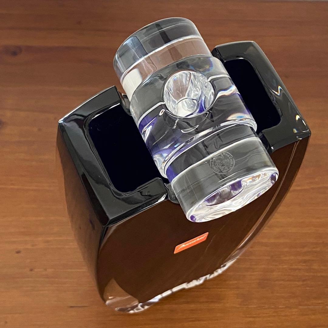 Baccarat バカラ オセアニア ブルー 花瓶 フラワーベース