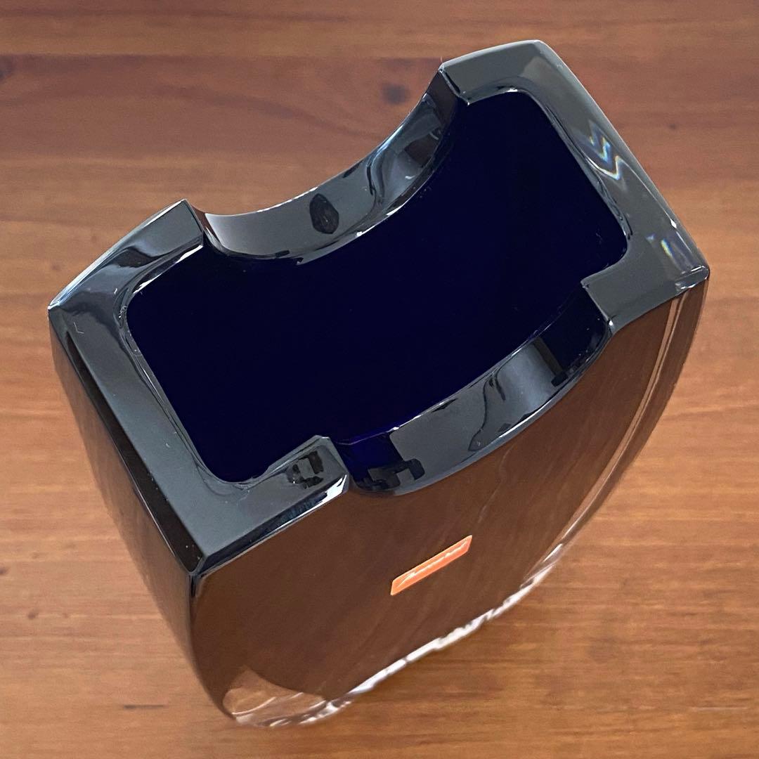 Baccarat バカラ オセアニア ブルー 花瓶 フラワーベース