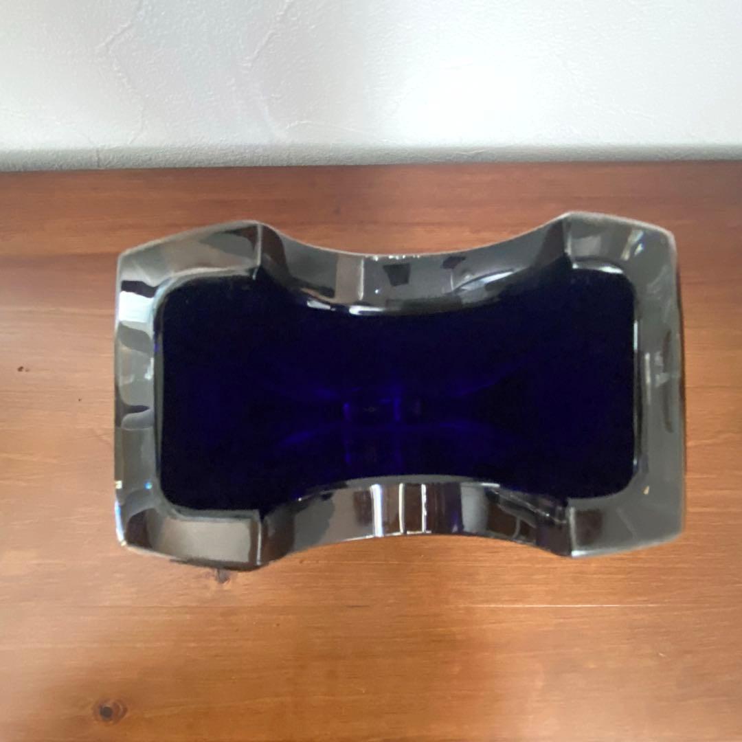 Baccarat バカラ オセアニア ブルー 花瓶 フラワーベース