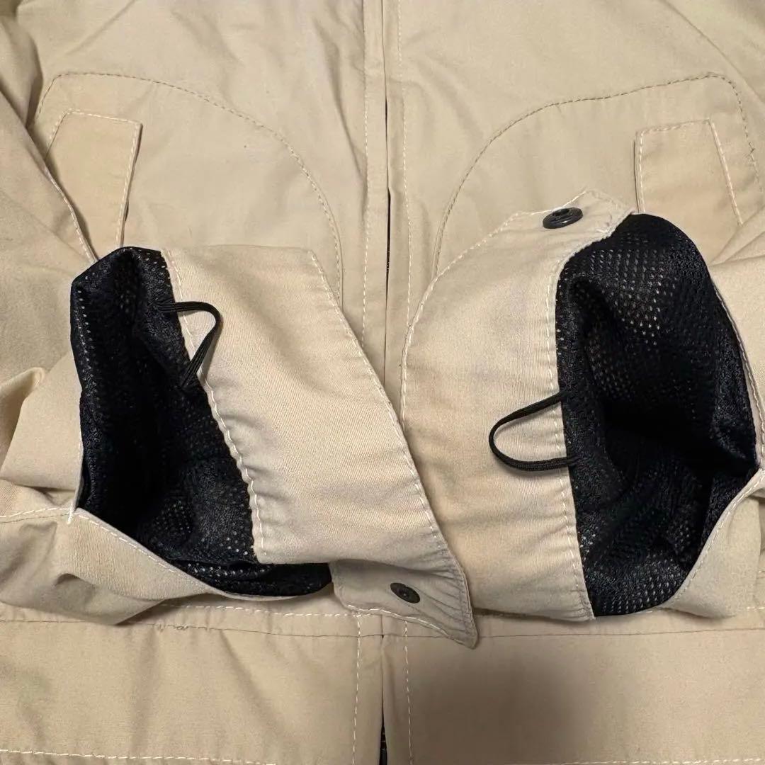 美品 VANSONコットンジャケット ベージュVS15105Sプロテクター L