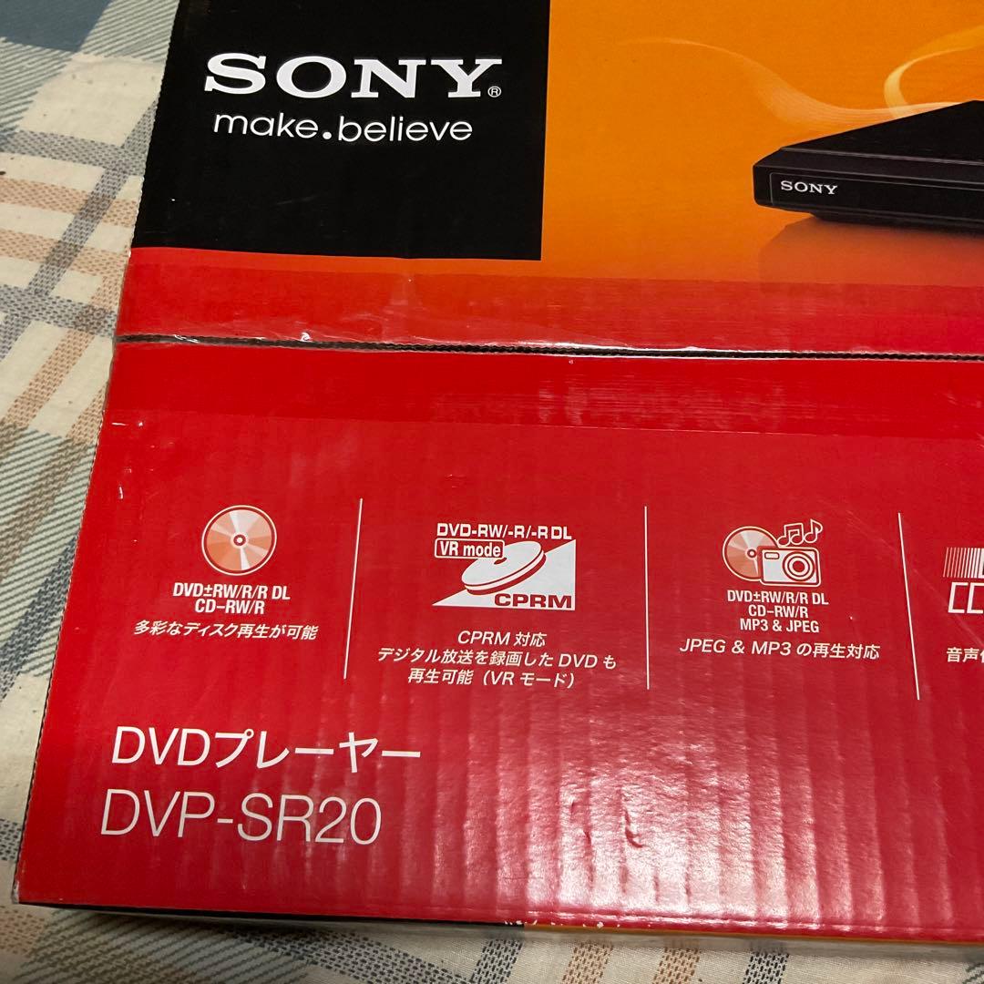 SONY DVDプレーヤー　DVP-SR20 コンパクトデザインのDVDプレーヤ