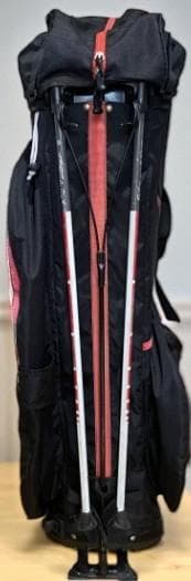 送料無料/超美品　Titleist 高級スタンド式/キャディバッグ 黒・赤