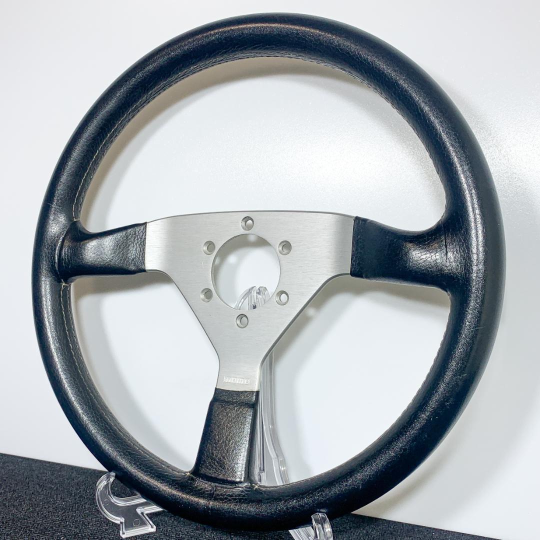 モモ ヴェローチェ レザー ステアリング 当時物 93年製 希少 良品