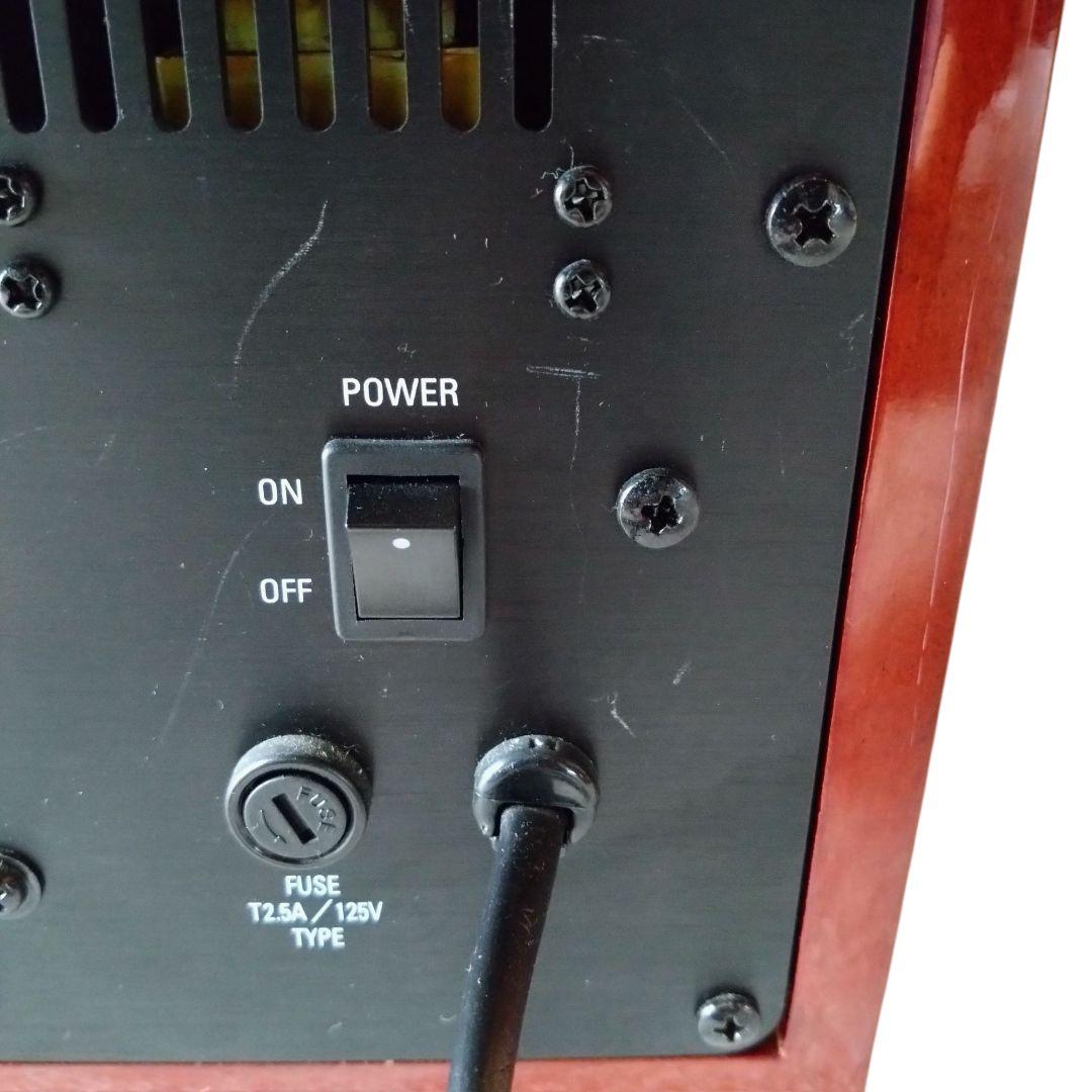 【極美品】DENON サブウーファー　DSW-33XG 木目調 音響 オーディオ