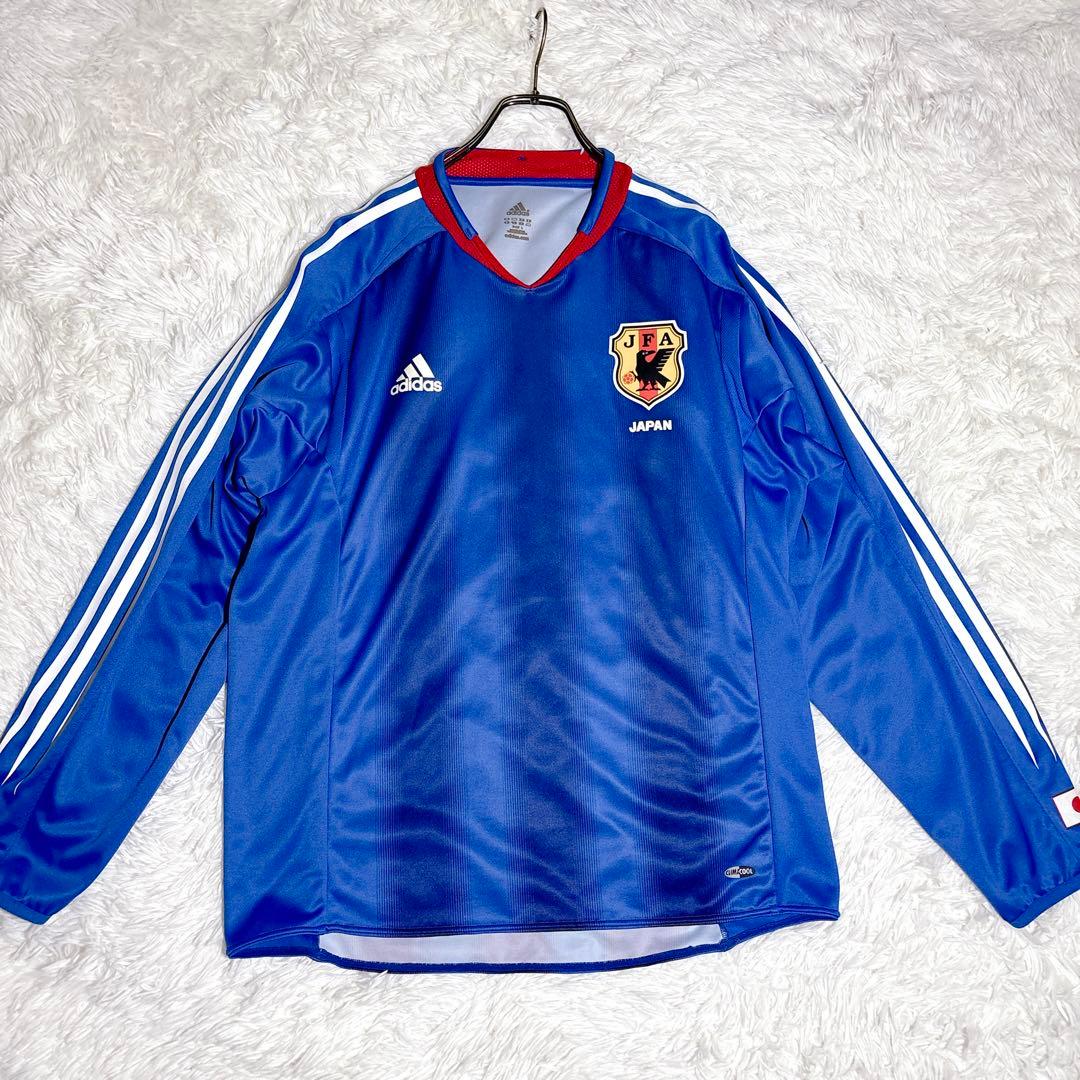 【希少 03年製】 adidas 日本代表 ユニフォーム 日本製 長袖 L