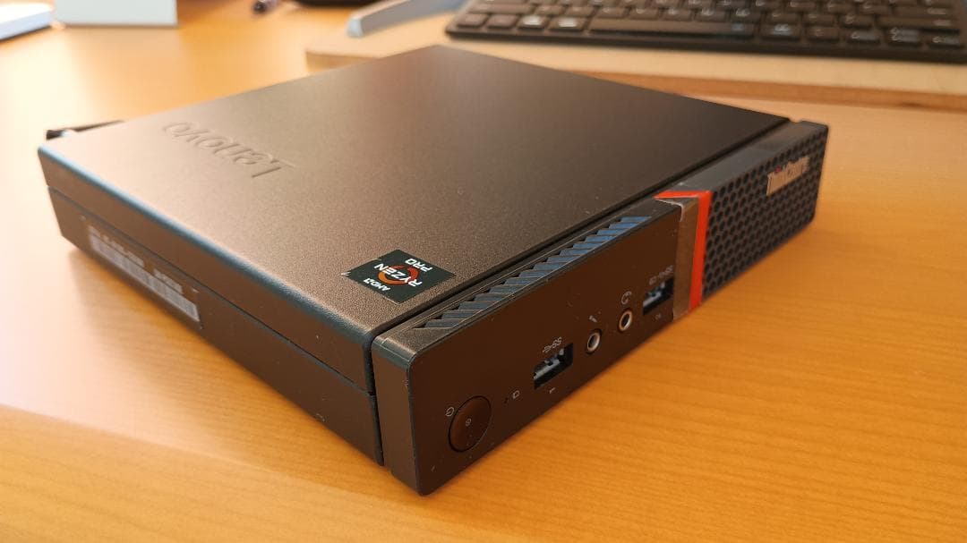 ミニPC LENOVO M715q Ryzen 5 PRO 2400GE