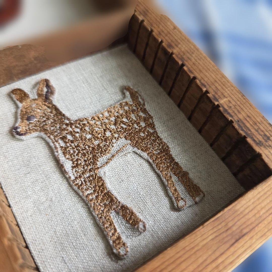 ❁ハンドメイドになります❁ Antique Art Tray Box