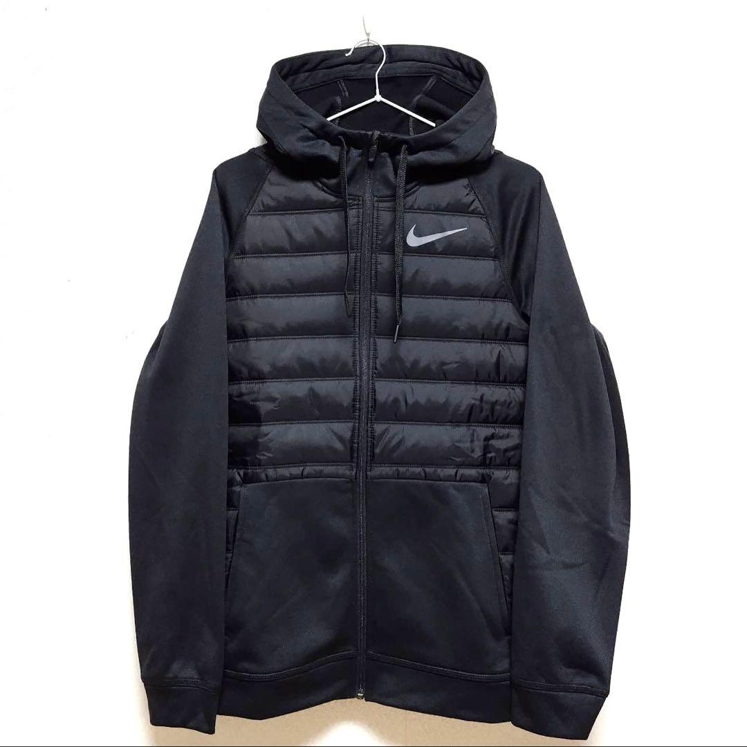 S 極美品　NIKEジャケット　メンズ　ナイキ　ブラック　黒　ダウン　パーカー