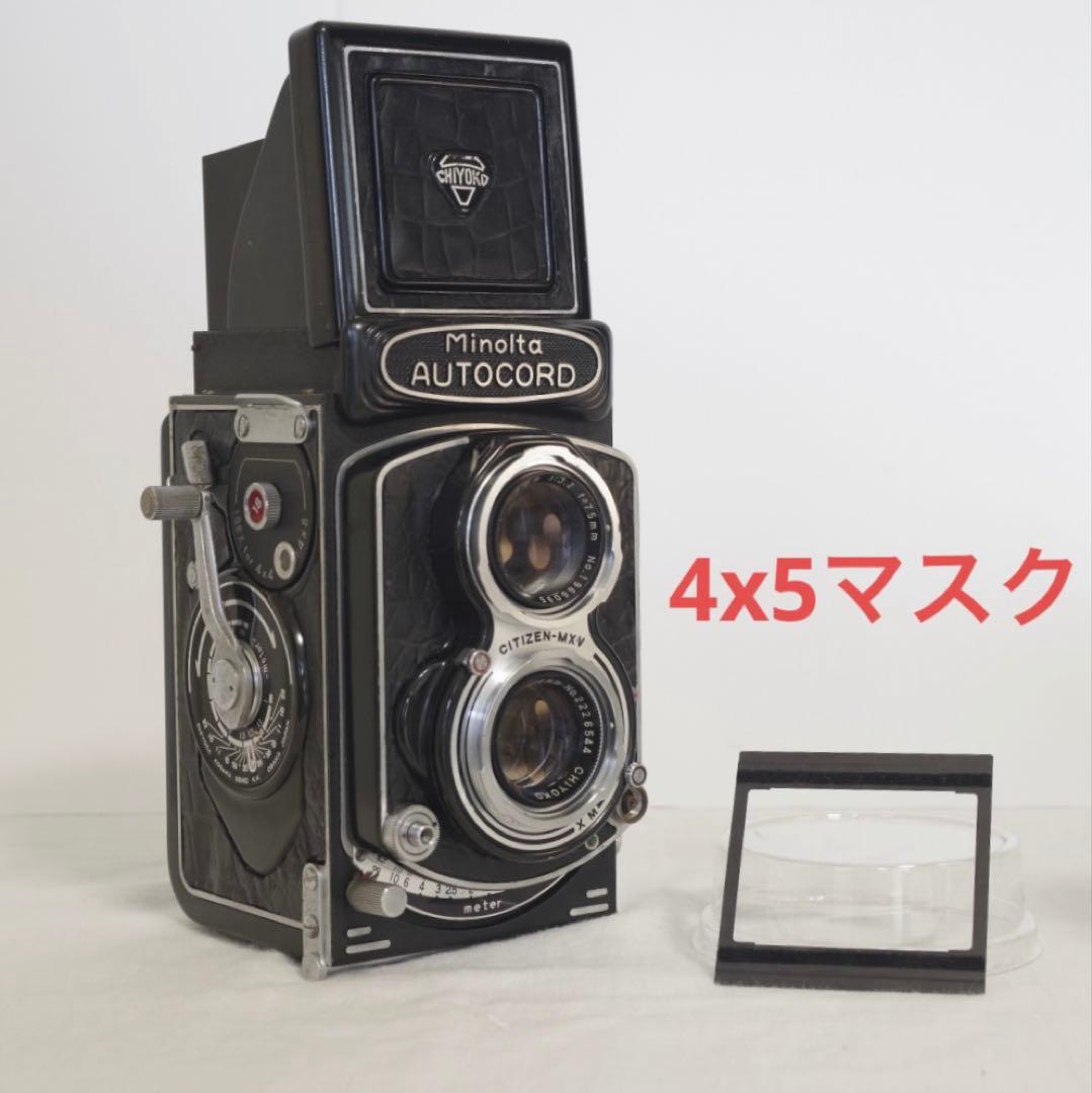 ミノルタ オートコード 希少 RA型 4x4 4x5マスク付 分解清掃済