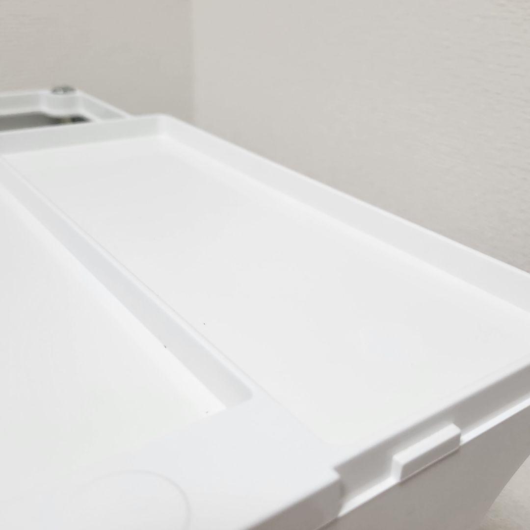 ボビーワゴン B-LINE 3段5トレイ　白　インナートレー２点　天板3ピース