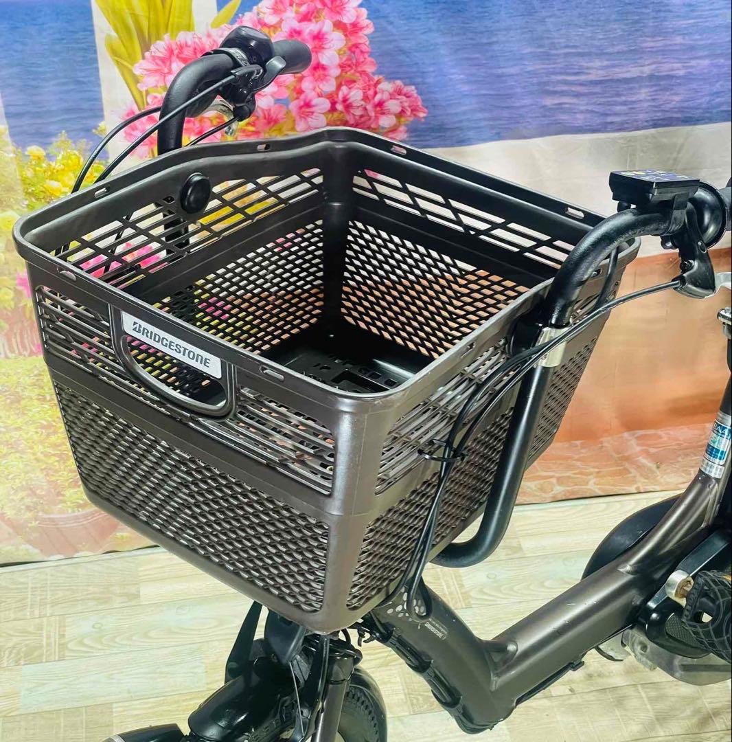 超特価！アンジェリーノ12AH⭐️ブリヂストン子供乗せ電動アシスト自転車Y3286