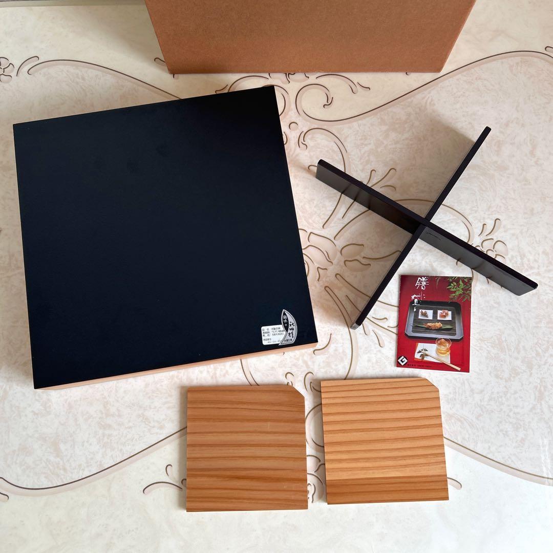 大館工芸社　大館曲げわっぱ　松花堂　おせち　お正月　お重　弁当箱　仕切り　内黒塗