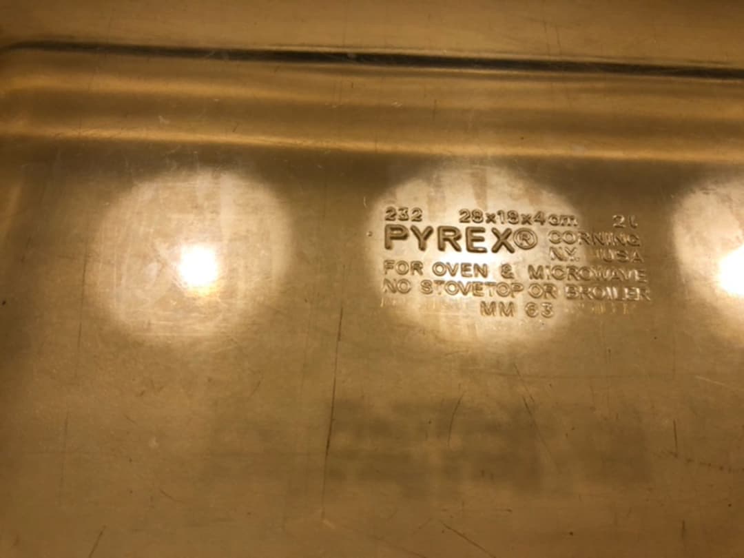 【used】パイレックス ベイキングディッシュ