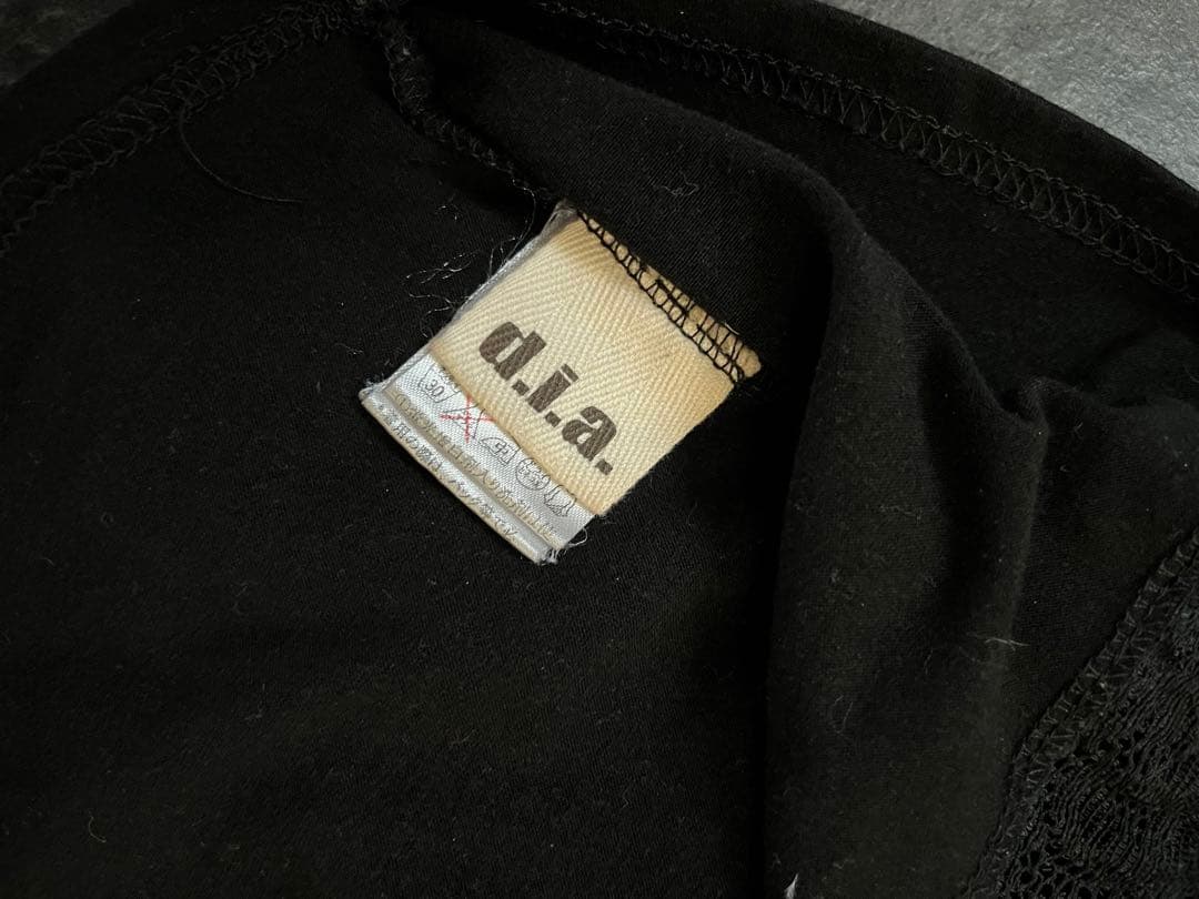 【希少】 d.i.a. 胸元リボン姫ギャル系背中開きトップス