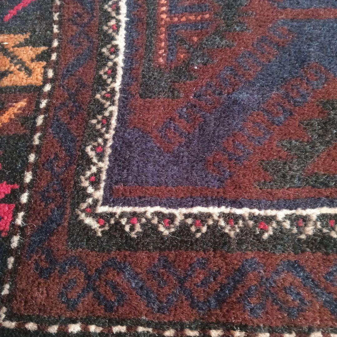 専用です。美品♪　漆黒のバルーチラグ　アフガニスタン　ビンテージ