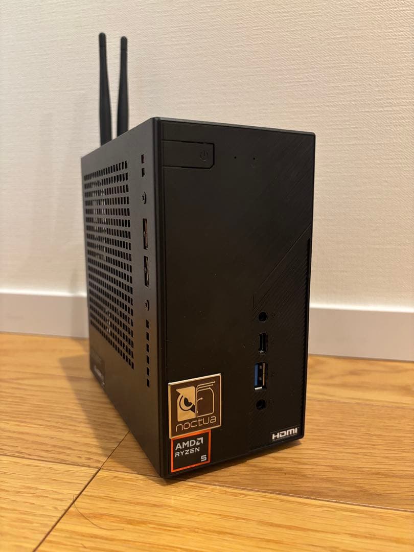 Ryzen 5 9600X✕ DeskMini X600 ×高速SSD