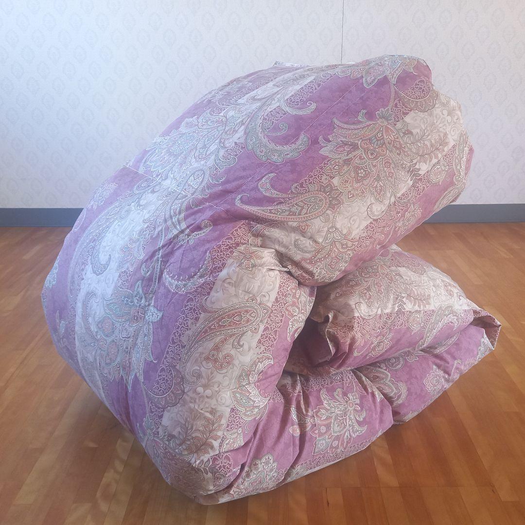 羽毛布団 増量 SDGS リフレッシュ羽毛 高密度生地 清潔 安心 日本製A⑥