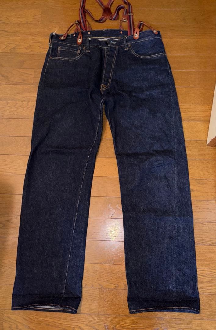 と*も様 ダリーズ &コーL201 デニム日本製復刻 シンチバック サスペンダー