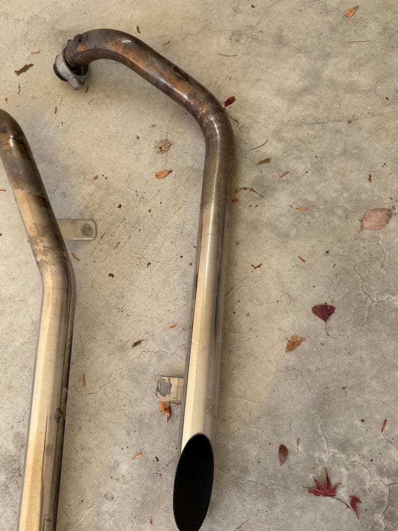 スティード400 スラッシュカットマフラー