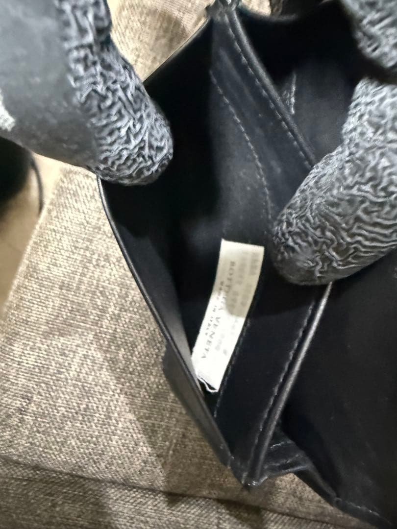 ボッテガヴェネタ　VINTAGE BOTTEGA 名刺入れ　黒　ブラック