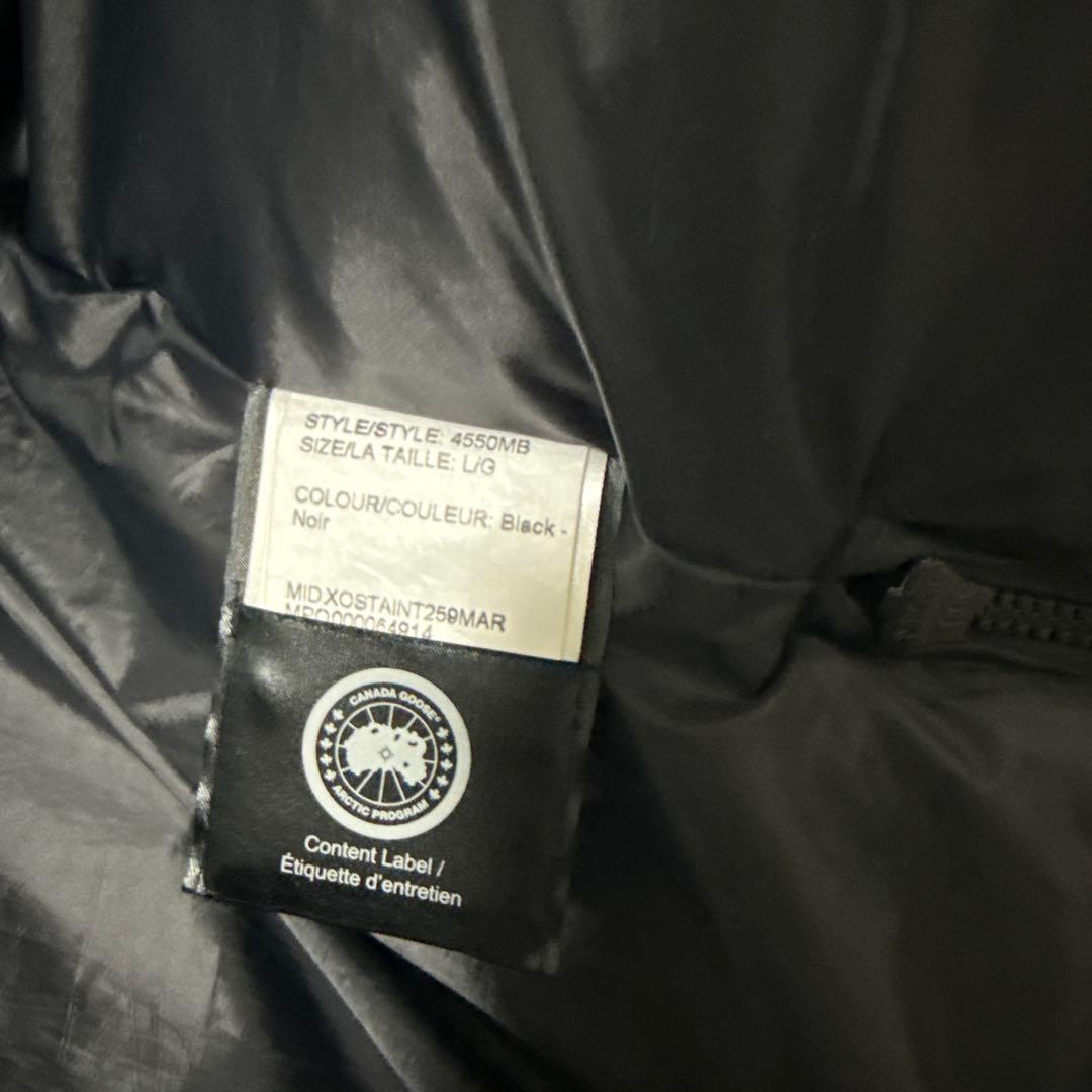   ブラックダウンジャケット QC-036343