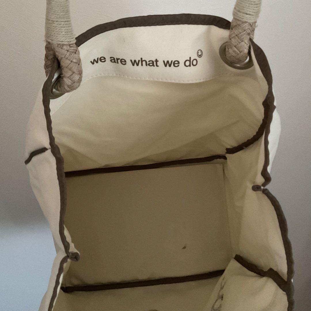アニヤ・ハインドマーチ I’m not a plastic bag ブラウン