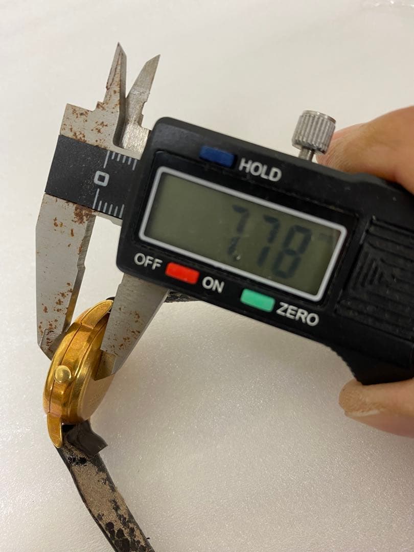 3-2253 SEIKO クォーツ18K 4130-6010レディース腕時計