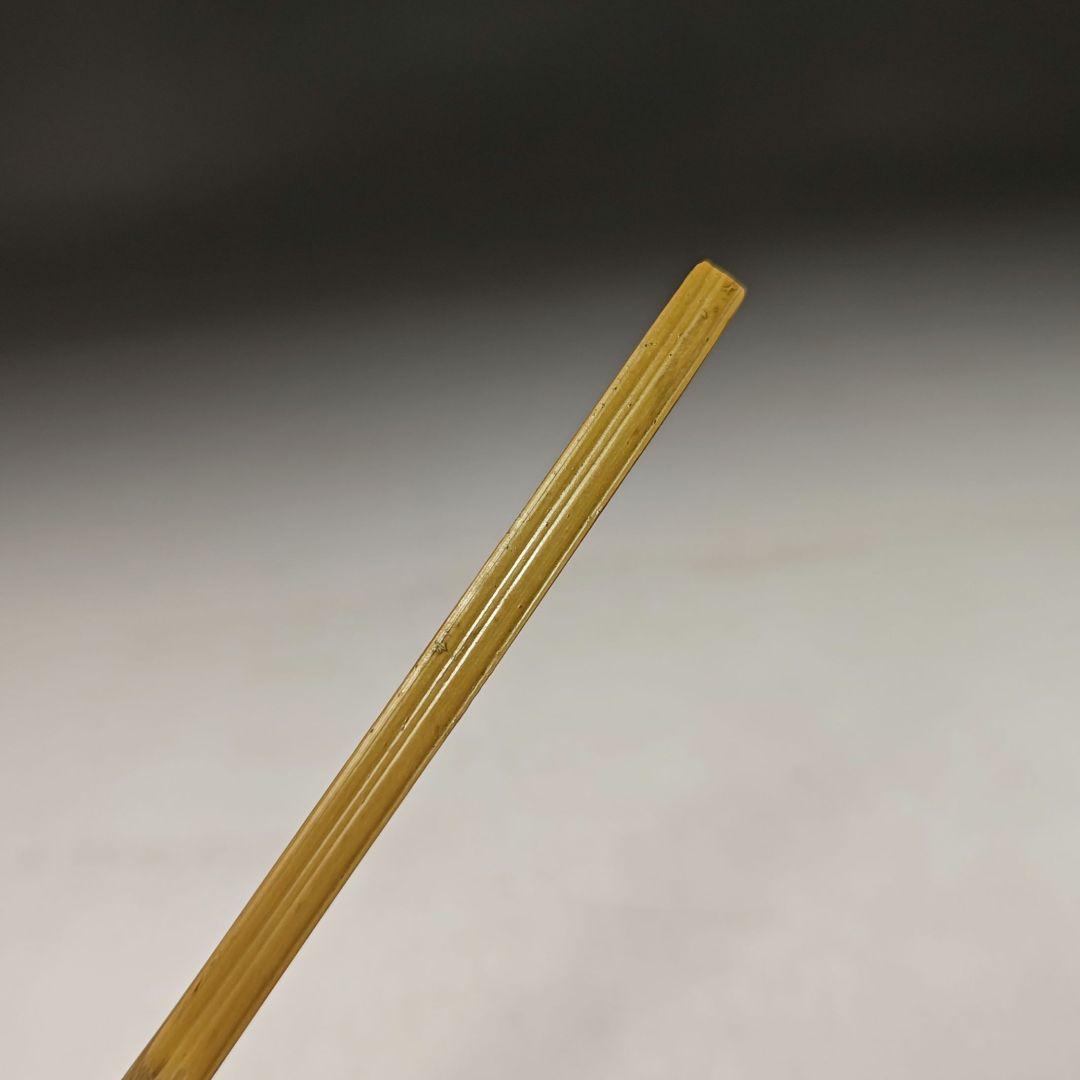 ウ279 茶杓『大徳寺　立花大亀　極箱　銘　山雲』『竹器師　西川楳玄　下削』茶道