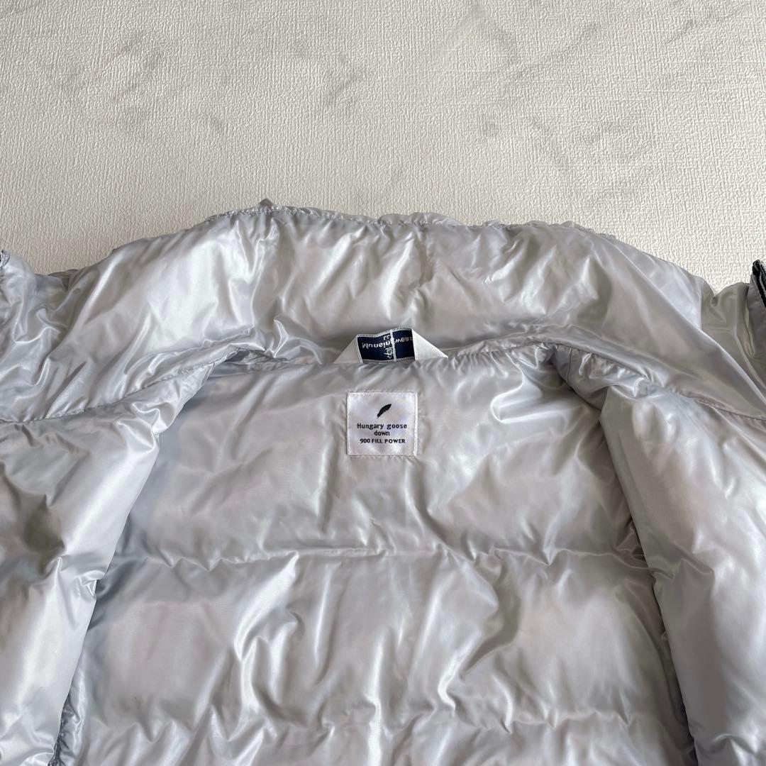 マンシングウェア　未使用級美品　900フィルダウンジャケット　2WAY シルバー