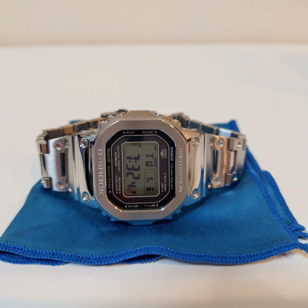 G-SHOCK 腕時計 シルバー フルメタル GMW-B5000D-1JF