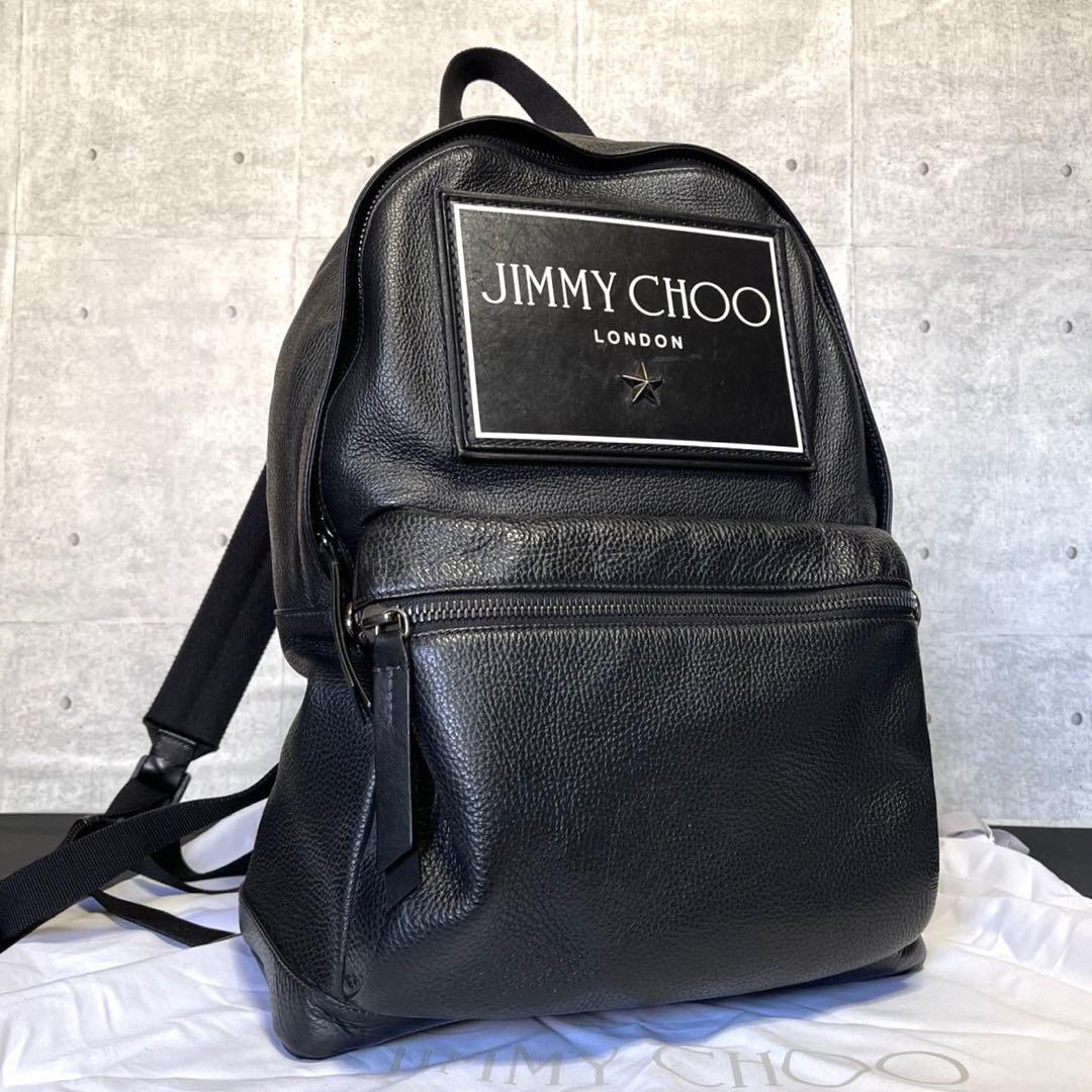 専用品JIMMY CHOO WILMER GNL BLACK バックパック