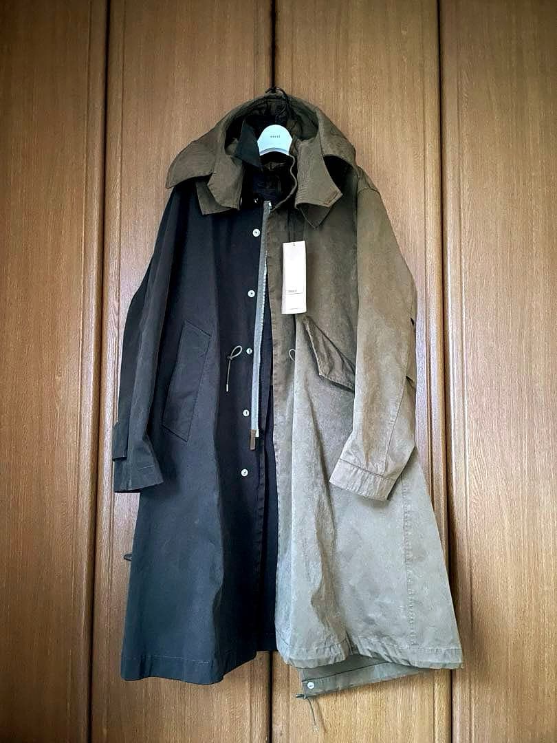 sacai x Ten C テンシー モッズステンカラードッキングコート 46