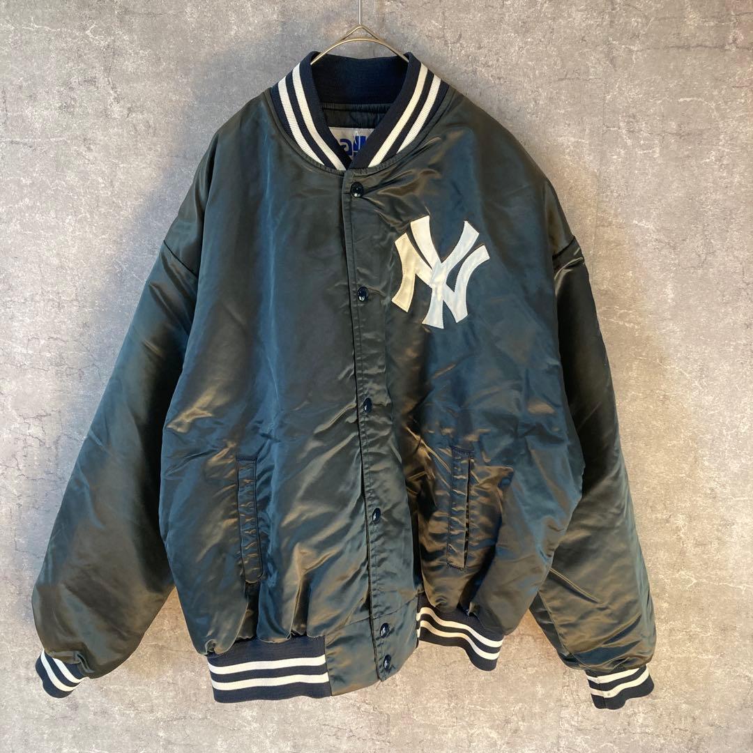 USA製 90s Yankees スタジャン ダークグリーン Lサイズ