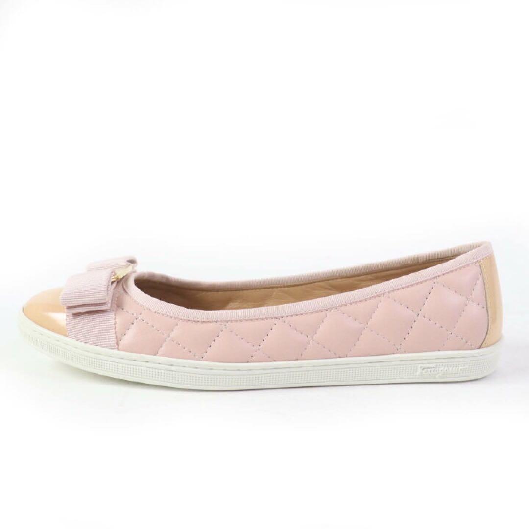 新品 サルヴァトーレフェラガモ フラット パンプス バレリーナパンプス