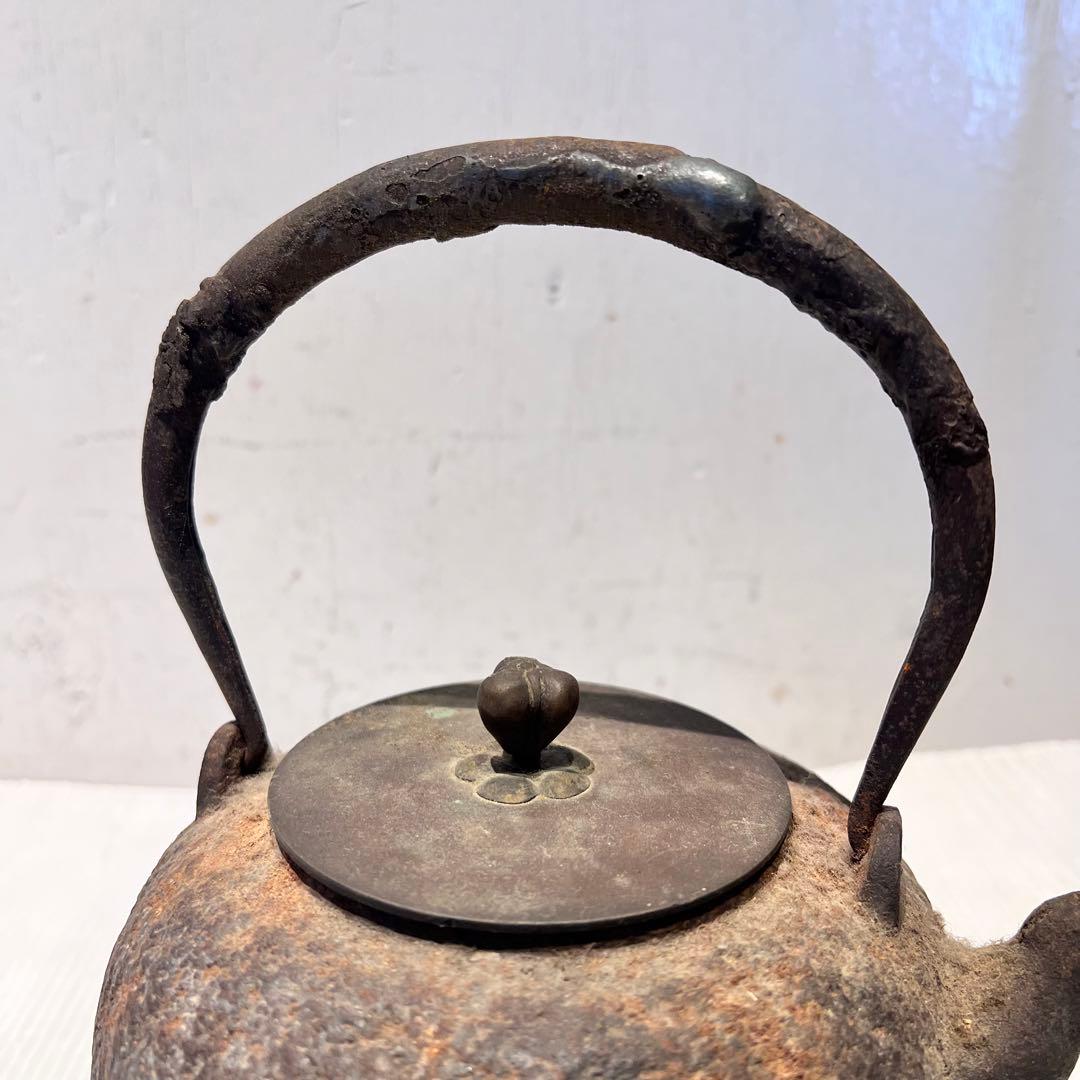 時代物　龍文堂造 鉄瓶 急須 茶道具 骨董　インテリア　コレクション