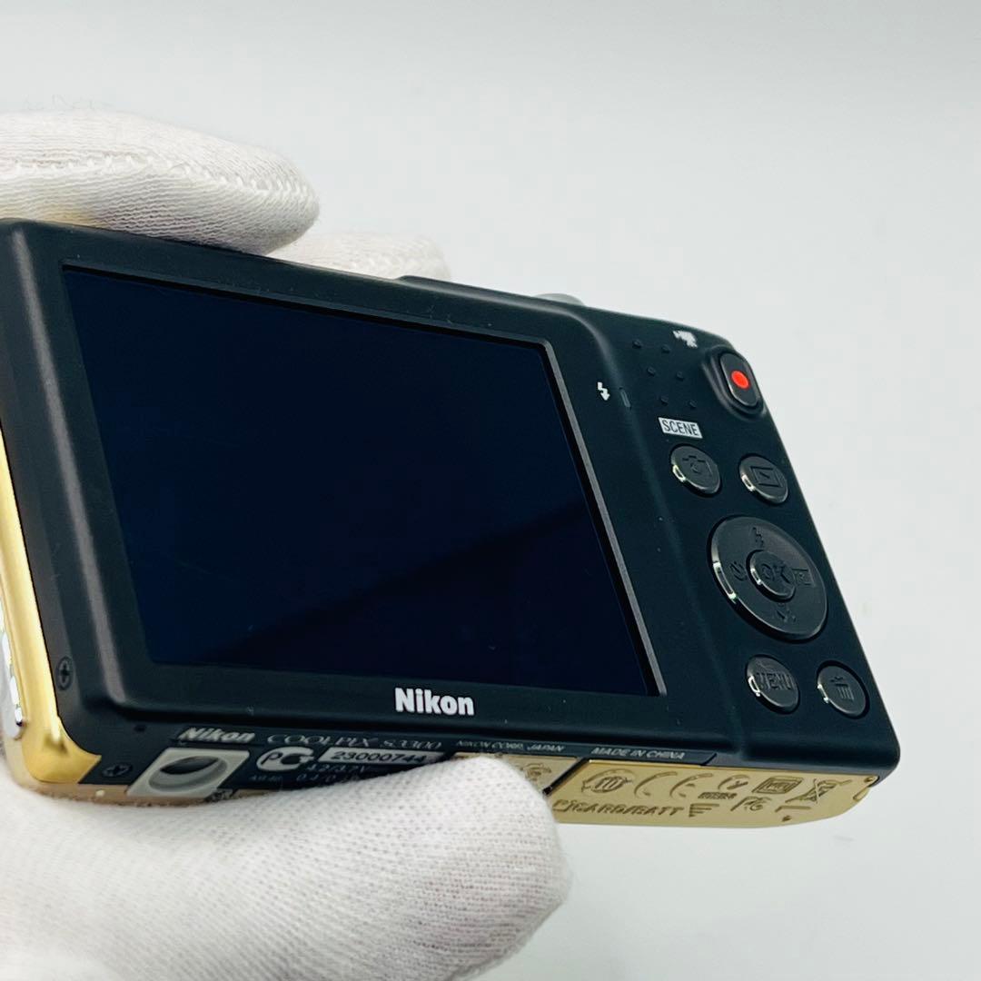 Nikon COOLPIX S3300ゴールド 本体のみ