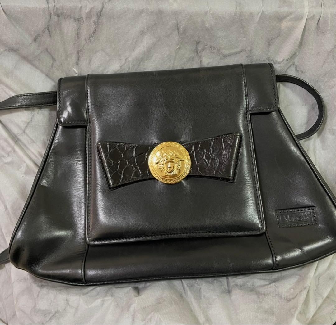 ♡ 専用 VERSACE ヴィンテージ レザーバッグ