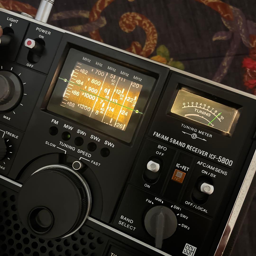 動作美品！●スカイセンサ－　5800 ●昭和のBCL傑作機！