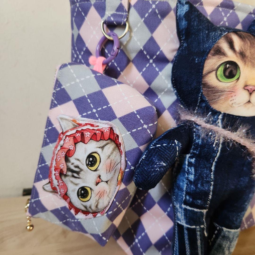 ゆ*ら様 コヤンイサムチョン　にゃんにゃんトート ハンドメイド