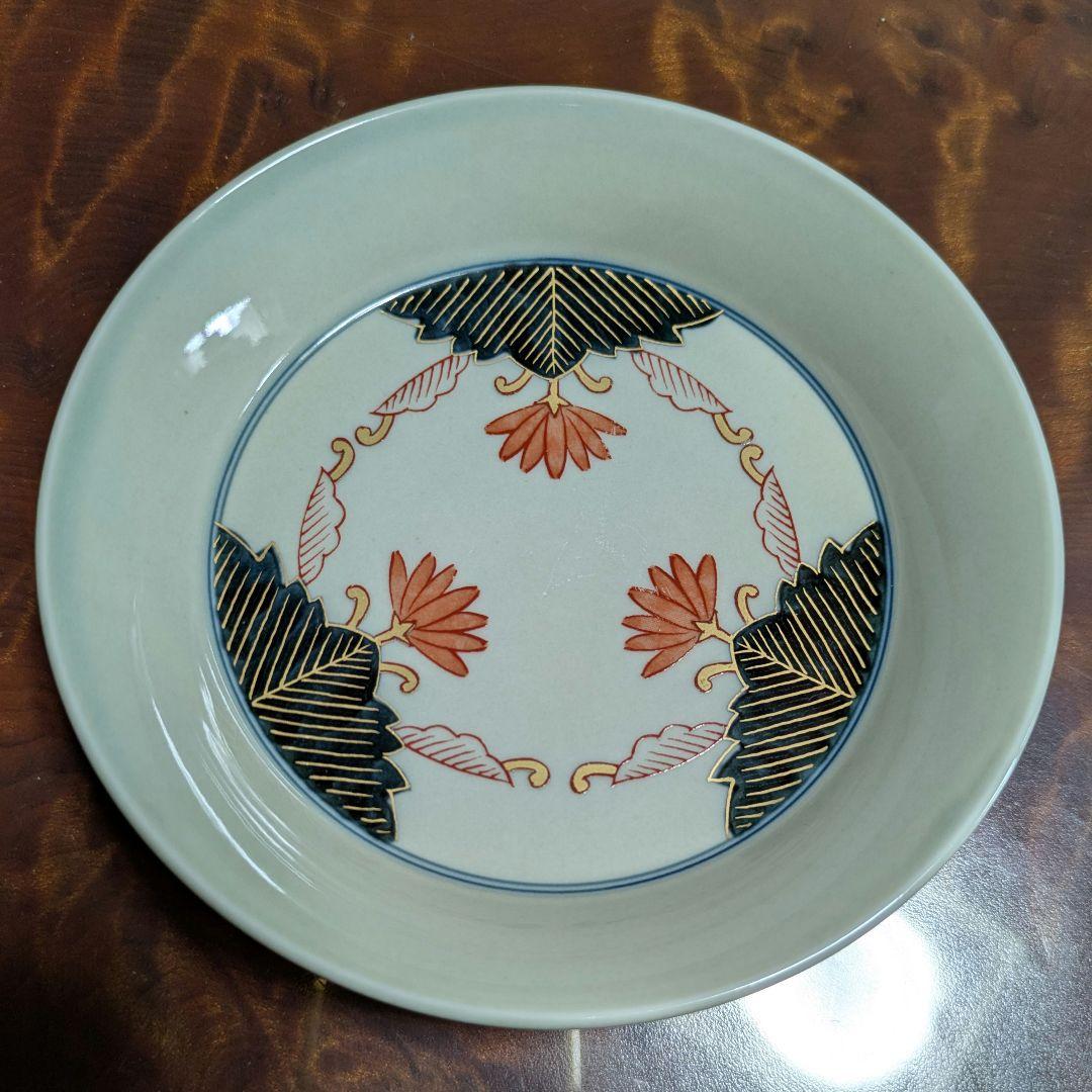 林九郎 有田焼 四方割牡丹三星花 蓋物揃