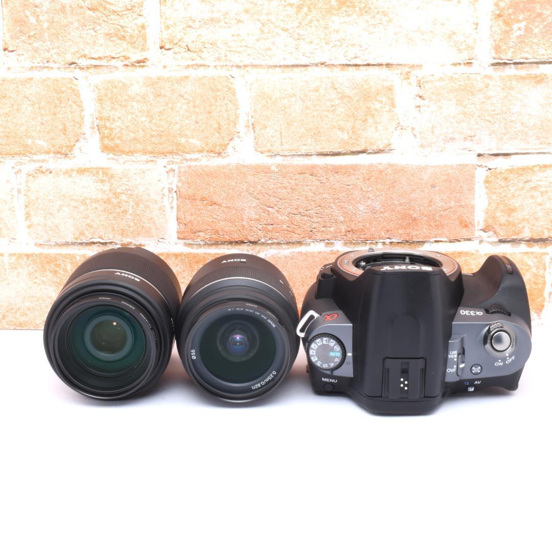 遠くも撮れる望遠レンズつき✨SONY α330✨ダブルレンズセット✨推し活