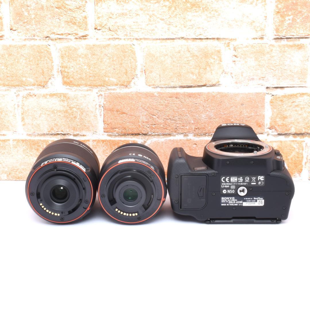 遠くも撮れる望遠レンズつき✨SONY α330✨ダブルレンズセット✨推し活
