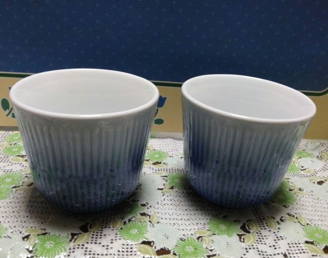 ロイヤルコペンハーゲン　ブルーミスト　スタイルカップ&ソーサ　ペアセット