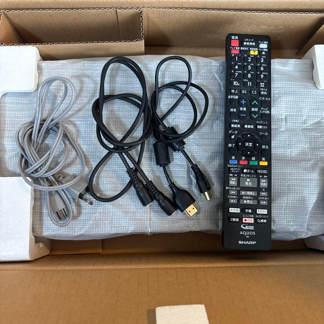 付属品全てあり　SHARP BD-NW1000 Blu-rayレコーダー 本体