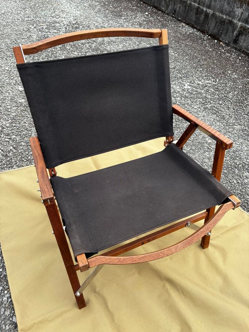 コンダクターズチェア（黒） キャンプオンパレード