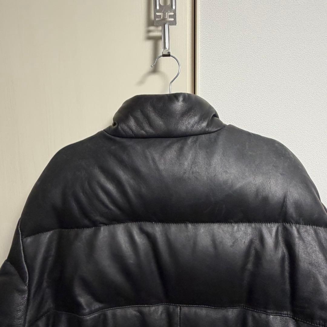 アヴィレックス の本革レザーダウンジャケット
